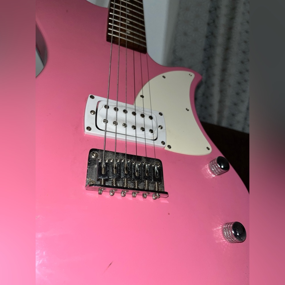 Pink Electric Guitar